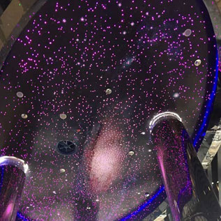 潍坊恒大影院光纤满天星星空顶